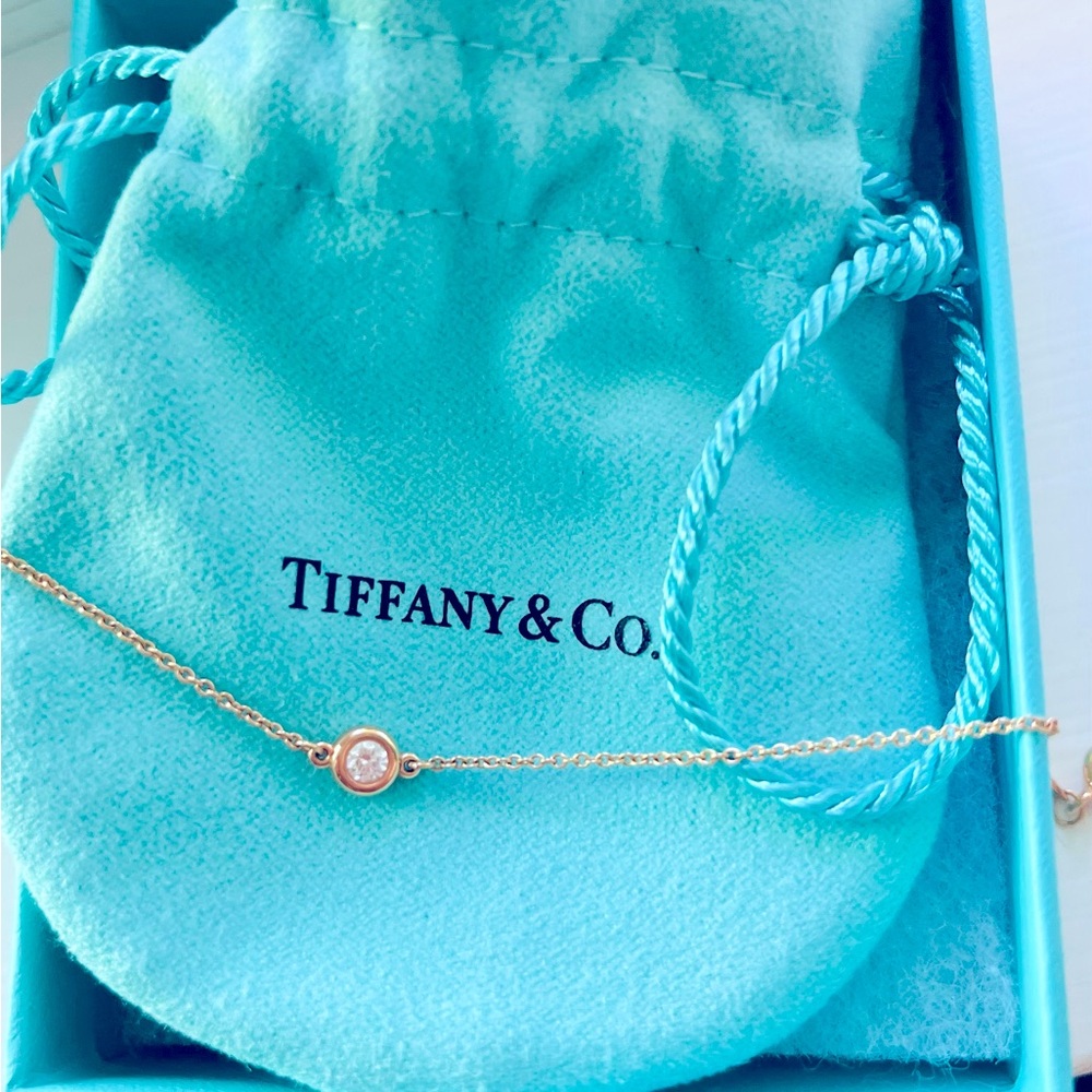 Tiffany & Co. rose gold and diamond bracelet